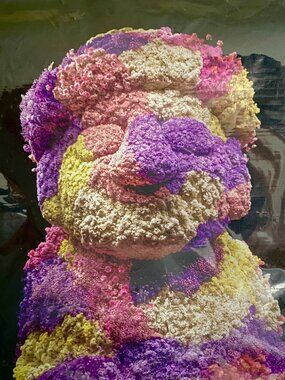 NEW K-Fashion Flower 'Dol Hareubang' T-Shirt from Jeju, South Korea - LARGE